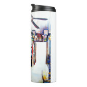 Liefde is geen muur, het is een brug thermosbeker (Geroteerd rechts)