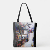 Liefde is geen muur, het is een brug tote bag (Achterkant)