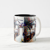 Liefde is geen muur, het is een brug tweekleurige koffiemok (Voorkant rechts)