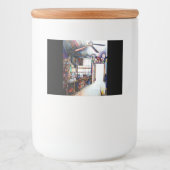 Liefde is geen muur, het is een brug voedselcontainer etiket (Voorkant)