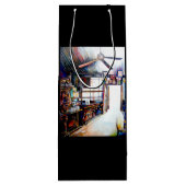 Liefde is geen muur, het is een brug wijn cadeautas (Achterkant)