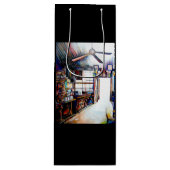 Liefde is geen muur, het is een brug wijn cadeautas (Voorkant)