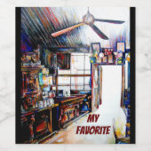 Liefde is geen muur, het is een brug wijn etiket (Enkel label)