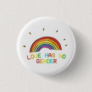 liefde is geen seksespecifieke feminist tegen homo ronde button 3,2 cm