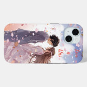 Liefde is gelukzaligheid Case-Mate iPhone case (Achterkant (horizontaal))