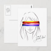 Liefde is genderblind briefkaart (Voorkant / Achterkant)