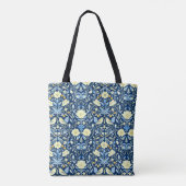 Liefde is genoeg, de blauwe bloemen van William Mo Tote Bag (Achterkant)