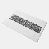 Liefde is genoeg grens (door William Morris) Deurmat (Schuin)