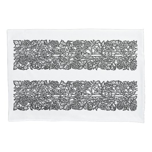 Liefde is genoeg grens (door William Morris) Kussensloop (Voorkant-Links)