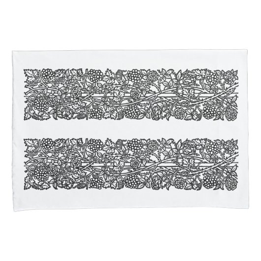 Liefde is genoeg grens (door William Morris) Kussensloop (Voorkant-Rechts)