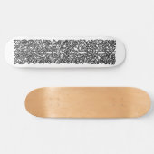 Liefde is genoeg Grens (door William Morris) Persoonlijk Skateboard (Horizontaal)