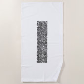 Liefde is genoeg grens (door William Morris) Strandlaken (Voorkant)