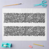 Liefde is genoeg grens (door William Morris) Tissuepapier (Craft)