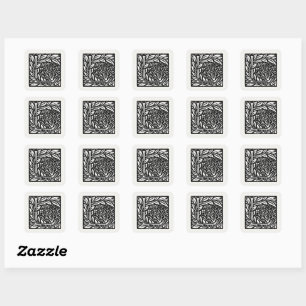 Liefde is genoeg van William Morris Vierkante Sticker