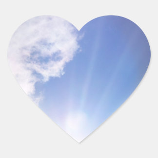 Liefde is geschreven in de wolken sticker