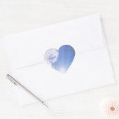 Liefde is geschreven in de wolken sticker (Envelop)