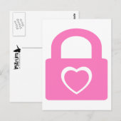 liefde is gesloten . briefkaart (Voorkant / Achterkant)