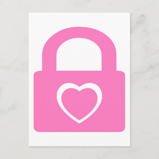 liefde is gesloten . briefkaart (Voorkant)