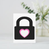 liefde is gesloten . briefkaart (Staand voorkant)