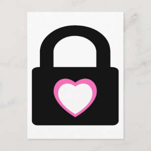 liefde is gesloten . briefkaart