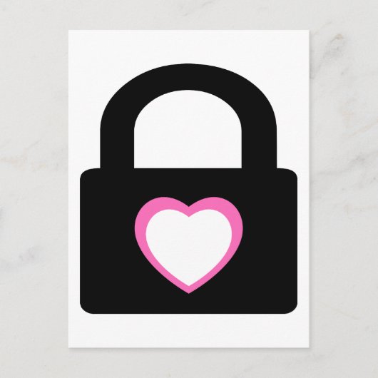 liefde is gesloten . briefkaart (Voorkant)