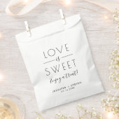 Liefde is gewoon fijn, modern, zwart en wit, F Bedankzakje (Geknipt)