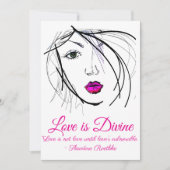 Liefde is Goddelijke Dank U Kaart (Voorkant)