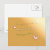 Liefde is goed, kalm en nooit mislukt briefkaart (Voorkant / Achterkant)