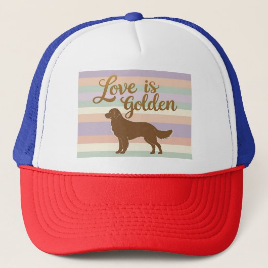 Liefde is goud trucker pet (Voorkant)