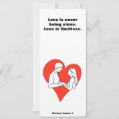 Liefde is grenzeloos kaart (Voorkant)