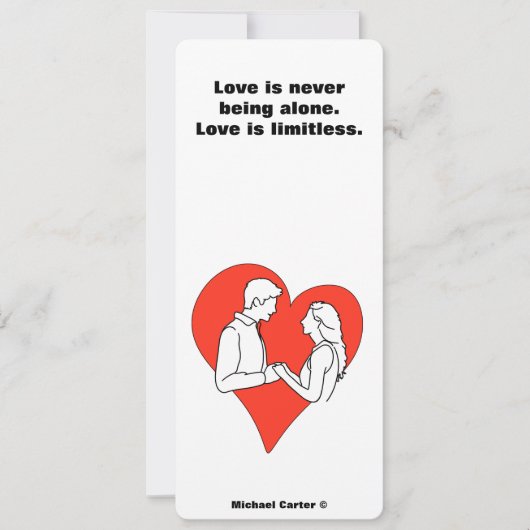 Liefde is grenzeloos kaart (Voorkant)