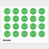 Liefde is Groter dan Angst T-Shirt Ronde Sticker (Vel)