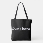 Liefde is groter dan Hate Tas (Achterkant)
