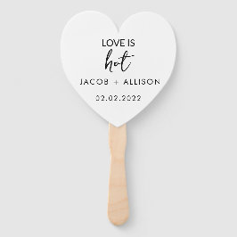 Liefde is heet handwaaier