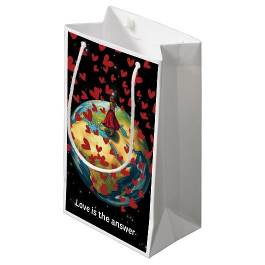 Liefde is het antwoord cadeautas (Voorkant Gekanteld)