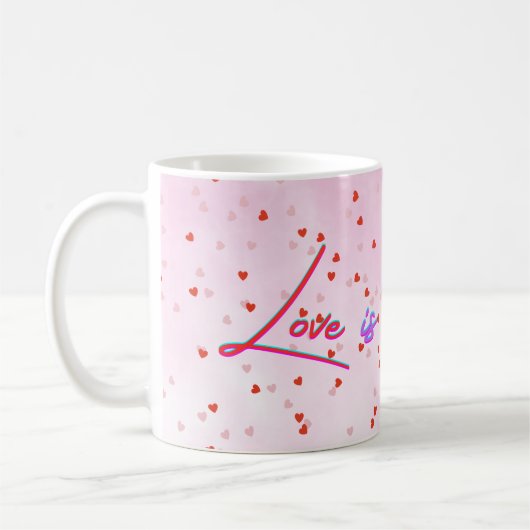Liefde is het antwoord koffiemok (Links)