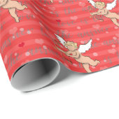 Liefde is het antwoord op de kakkerengelen cadeaupapier (Rol Hoek)