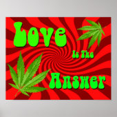 Liefde is het antwoord poster (Voorkant)