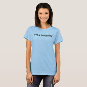 liefde is het antwoord t-shirt (Voorkant volledig)
