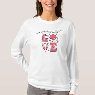 Liefde is het beste medicijn t-shirt