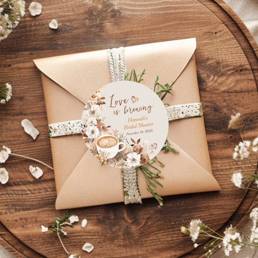 Liefde is het Breedse Vrijgezellenfeest Favor Ronde Sticker