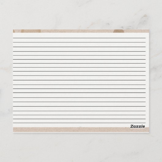 Liefde is het Breken van koffie Vrijgezellenfeest  Briefkaart (Achterkant)