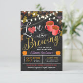 Liefde is het Brekende Vrijgezellenfeest Kaart (Staand voorkant)