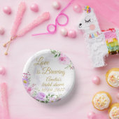 Liefde is het brouwen - Floral Elegant Vrijgezelle Papieren Kommen (Feest)