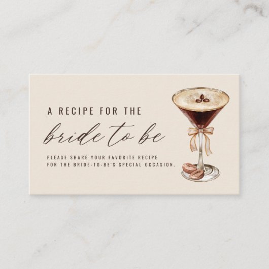 Liefde is het brouwen Martini Vrijgezellenfeest Re Informatiekaartje (Voorkant)