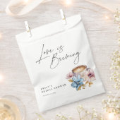 Liefde is het Brouwen van Bloemen Vrijgezellenfees Bedankzakje (Geknipt)