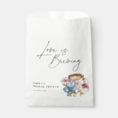 Liefde is het Brouwen van Bloemen Vrijgezellenfees Bedankzakje (Voorkant)