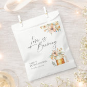 Liefde is het Brouwen van Bloemen Vrijgezellenfees Bedankzakje (Geknipt)