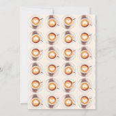 Liefde is het brouwen van Coffee Cup Heart Vrijgez Kaart (Achterkant)