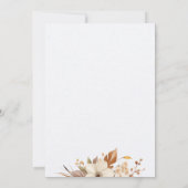 Liefde is het brouwen van Coffee Floral Vrijgezell Kaart (Achterkant)